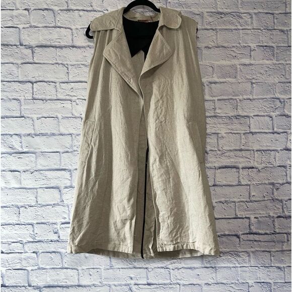 Soft surroundings Avalon linen vest - Picture 2 of 14